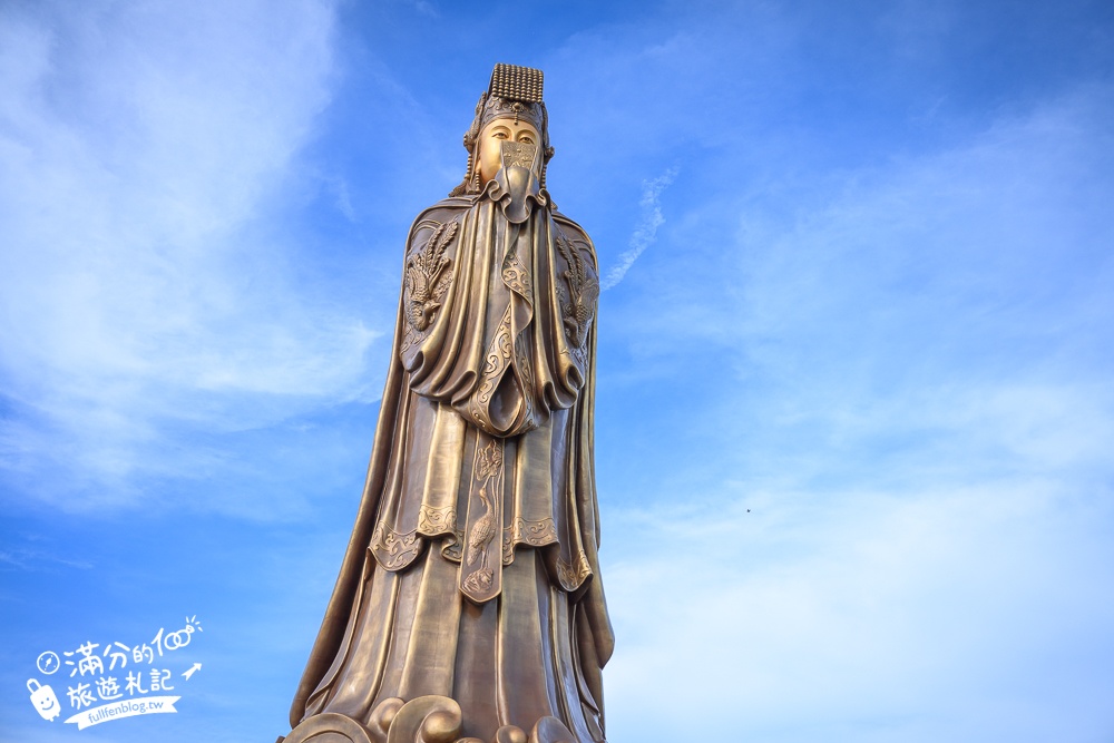 【2025最新打卡地標澎湖媽祖】澎湖媽祖文化園區,世界最大媽祖銅像,22層樓高超壯觀!