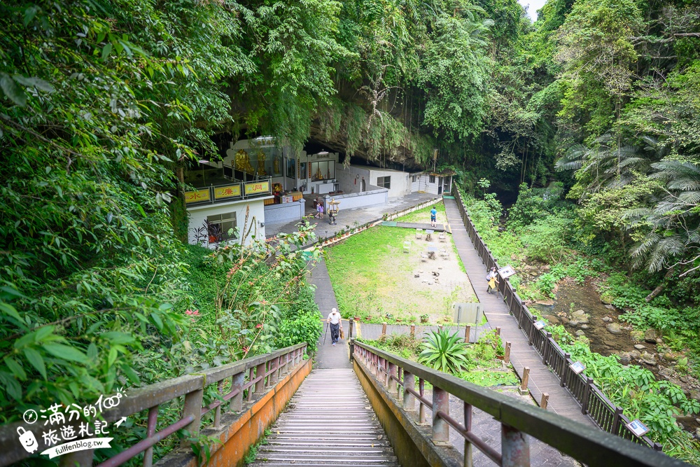 新竹【水濂洞步道】獅頭山裡的天然洞穴,10分鐘就能抵達的岩洞秘境,隱身百年寺廟有拜有保佑!