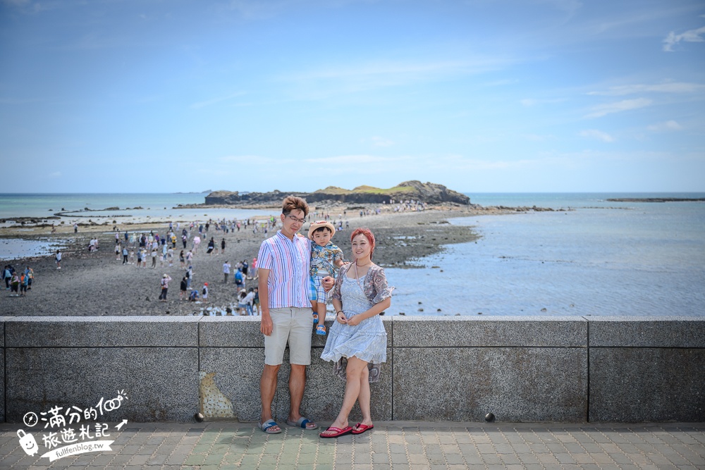 澎湖必玩【奎壁山摩西分海】2025開放時間&潮汐時刻表,澎湖最美的海上巨龍步道!