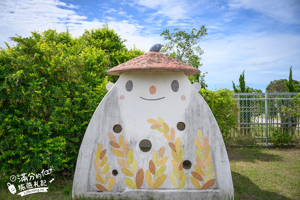 嘉義新景點【海賊庄休閒農場】金色稻穗上的巨型磁磚壁畫,新港小鎮出現義大利威尼斯啦