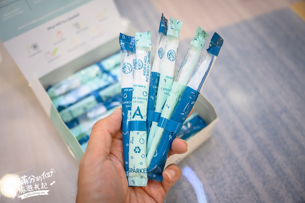 【Sparkel萬用氣泡水機推薦】免使用鋼瓶的氣泡水機,可直接加入水果.冰塊和糖漿,和小孩在家也能輕鬆DIY好喝的氣泡飲!