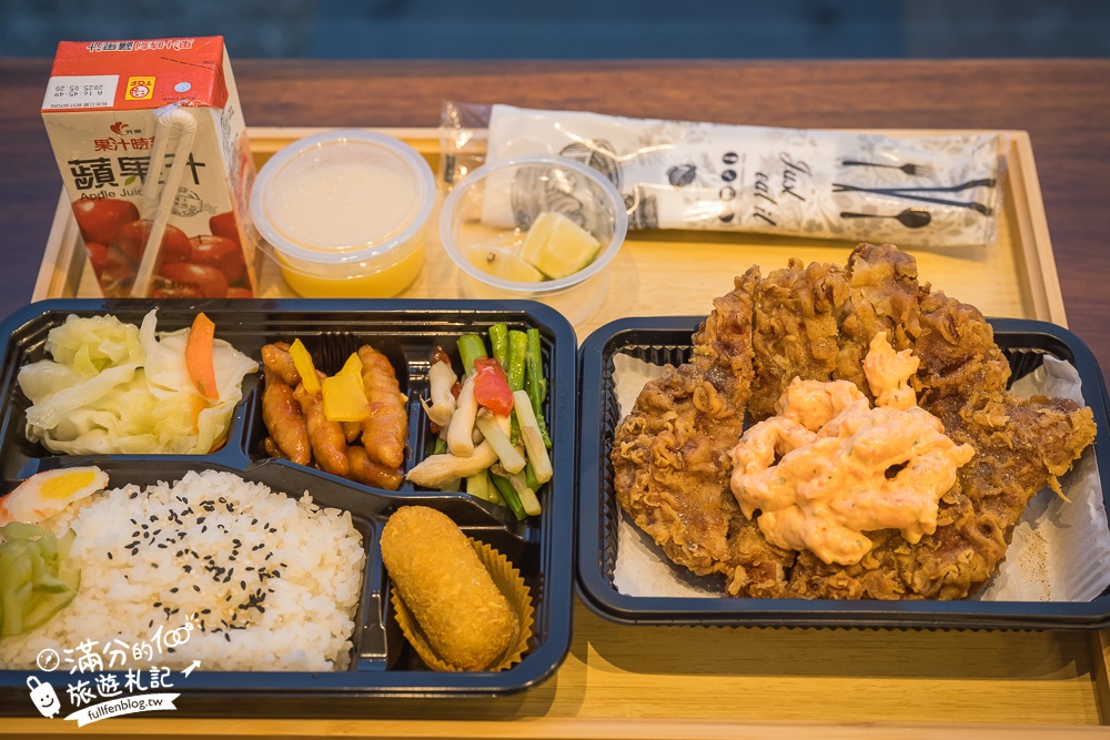 嘉義大林必吃美食【堡主便當】國道三梅山交流道旁的質感便當店,玩城堡之都吃堡主便當超搭!