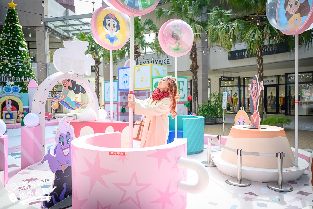 【林口三井OUTLET購物中心】迪士尼100週年主題燈飾,免費入園超可愛!