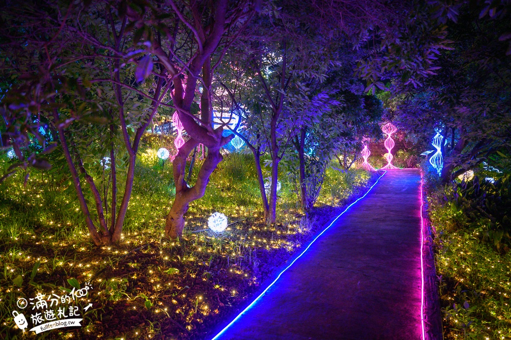 【2024大古山登山步道公園夏日繽紛派對】最新點燈活動時間.欣賞城市燈海,來趟森林裡的奇幻旅程!