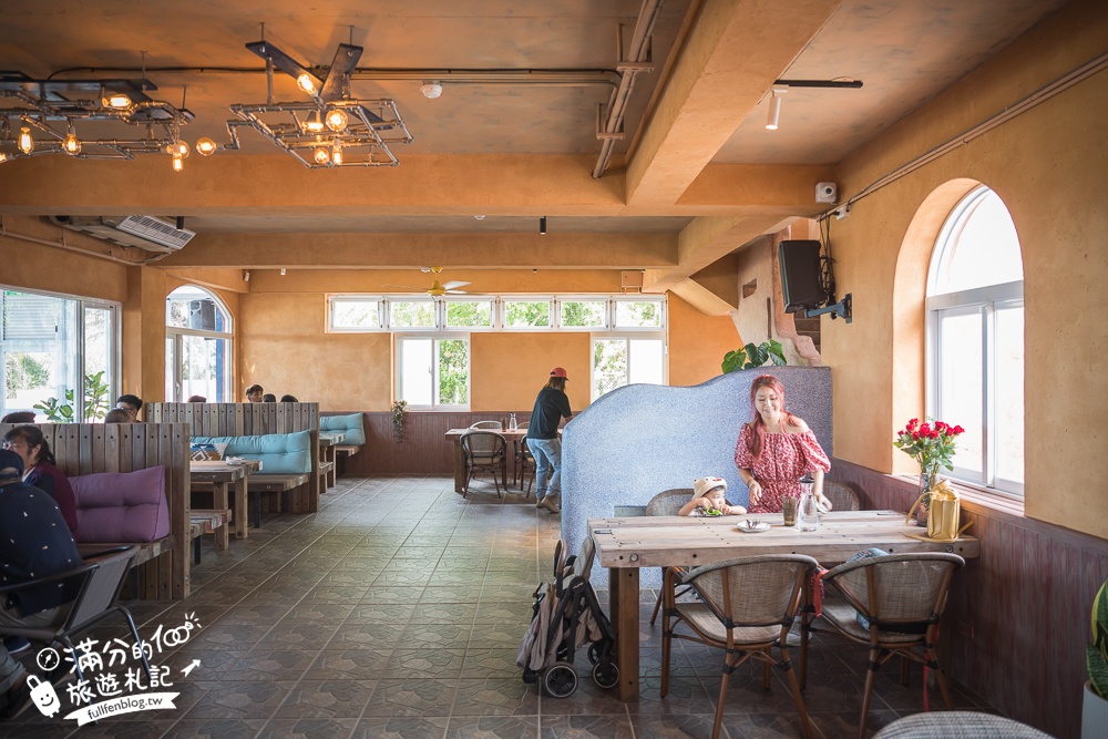 新竹新景點【空ㄟCafé】空ㄟ咖啡新竹店,湖口最新景觀餐廳,在摩洛哥城堡吃窯烤披薩!