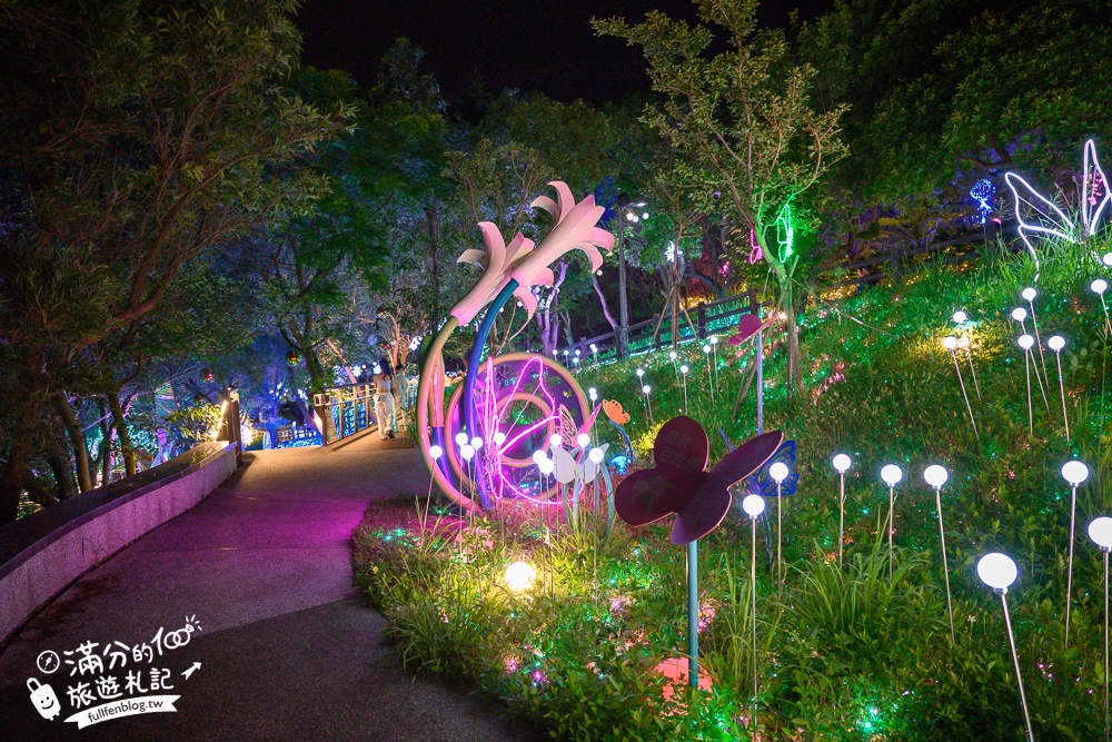 【2024大古山登山步道公園夏日繽紛派對】最新點燈活動時間.欣賞城市燈海,來趟森林裡的奇幻旅程!