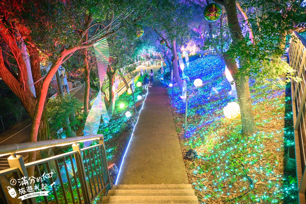 【2024大古山登山步道公園夏日繽紛派對】最新點燈活動時間.欣賞城市燈海,來趟森林裡的奇幻旅程!