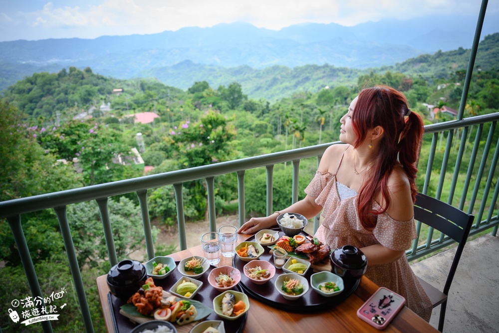 台南景點|景美是吉景觀咖啡餐廳|超浪漫愛心觀景台.必吃梅子雞.180度超廣場山巒美景盡收眼底!
