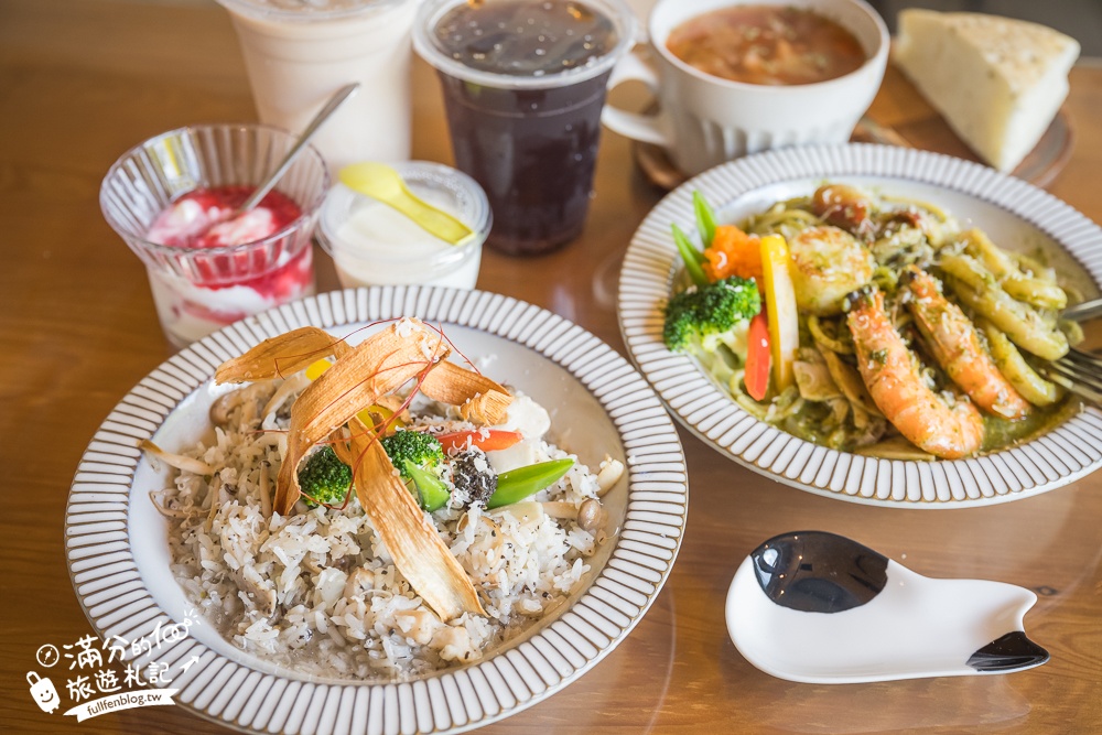 嘉義景點【綠盈牧場親子餐廳】萌牛玻璃屋裡用餐,可以釣魚.玩滑梯和跳跳馬.荷蘭馬廄好亮眼!
