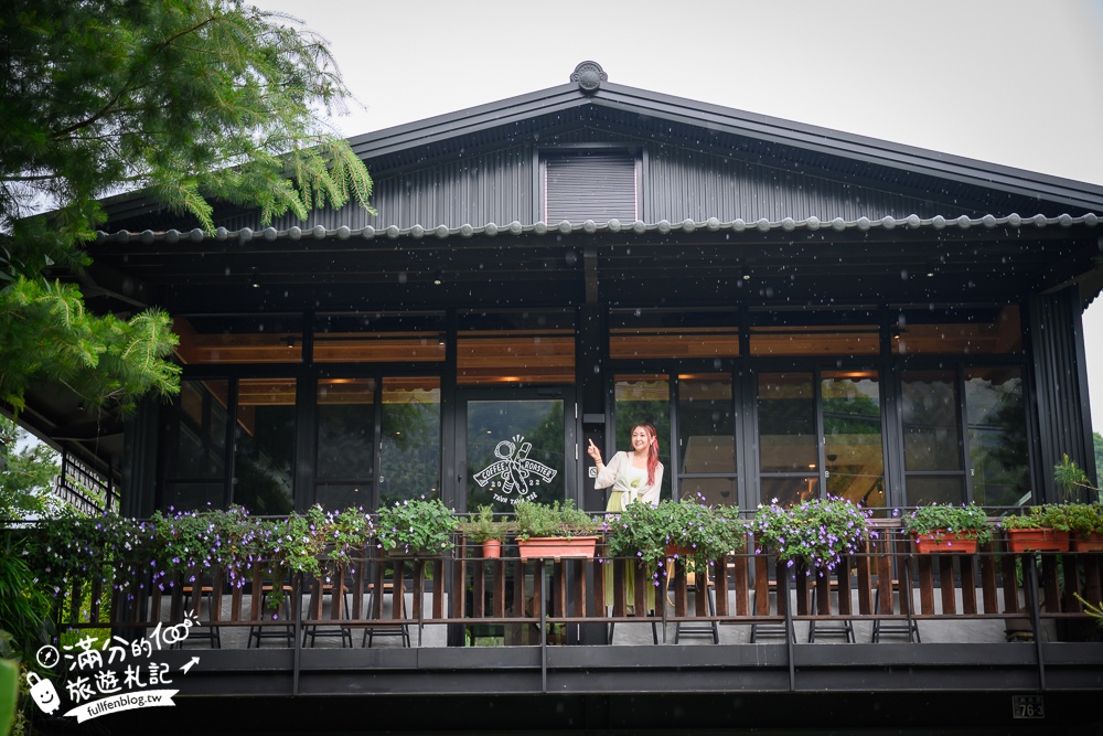 南投【嶋嶋坐景觀咖啡館】鹿谷景觀咖啡館,被綠植盆栽包圍的玻璃屋,午茶約會好地方!