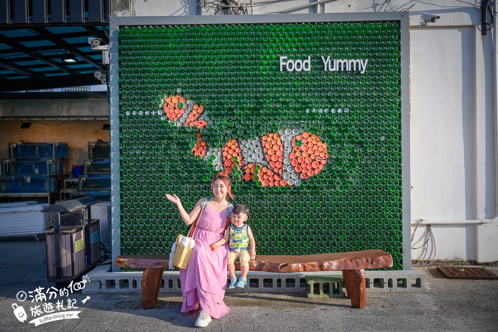 屏東【富美海鮮餐廳】20片生魚片只要100元,後壁湖人氣海鮮餐廳,冰淇淋免費無限暢飲!