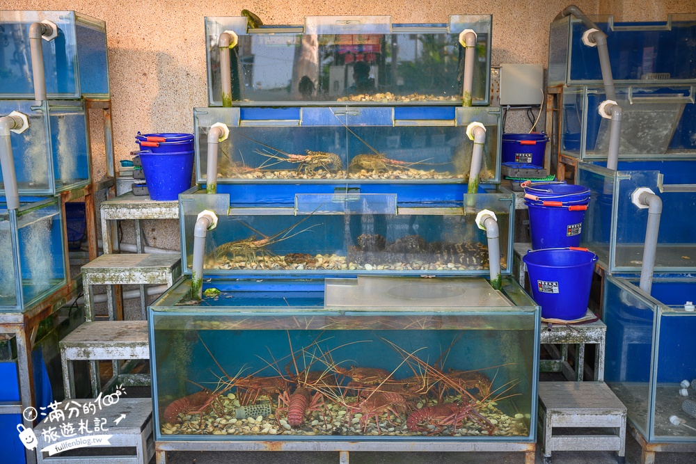 屏東【富美海鮮餐廳】20片生魚片只要100元,後壁湖人氣海鮮餐廳,冰淇淋免費無限暢飲!