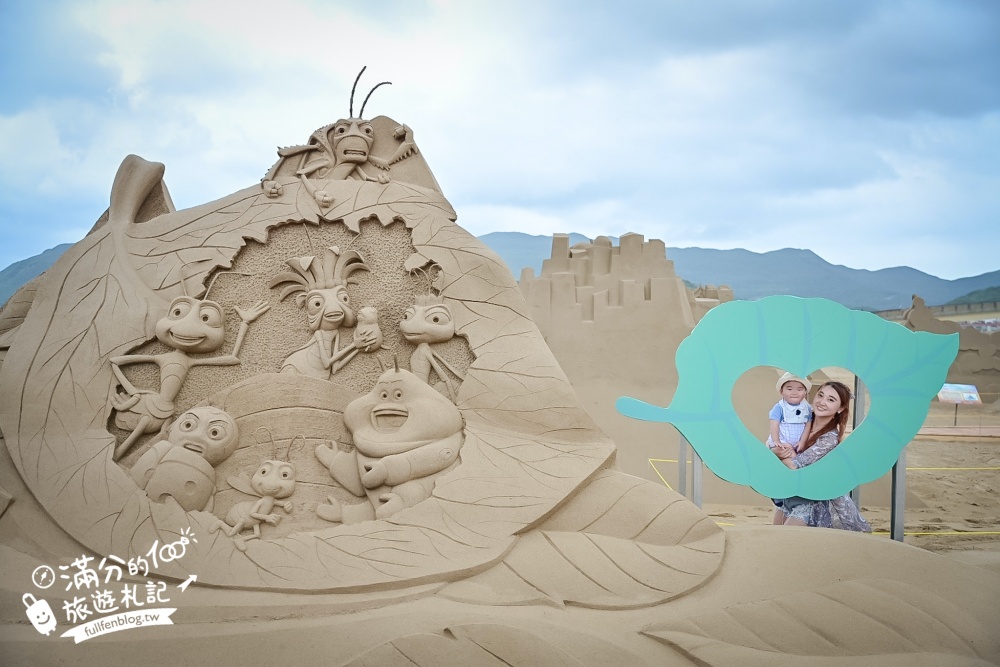【2023福隆國際沙雕藝術季最新活動資訊】60座迪士尼百年慶典沙雕藝術~夢幻城堡沙雕超吸睛!