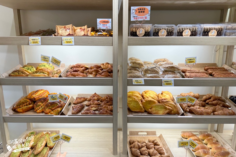 新竹美食【水豚麥胖新竹東光米窩】新竹最美麵包店，一堆麵包3個100元~水豚烘焙師可愛亮相!