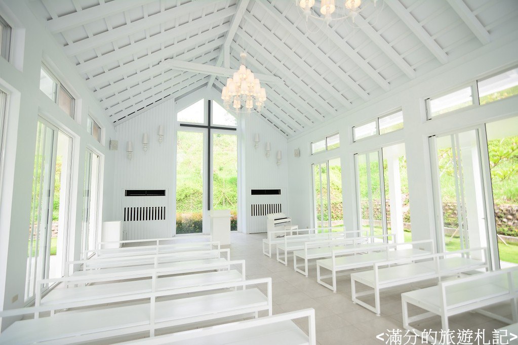 台南玉丼景點》隱田山房 唯美的白色教堂 情人約會 婚紗拍攝場景~貼近大自然。俯瞰廣闊的森林圈